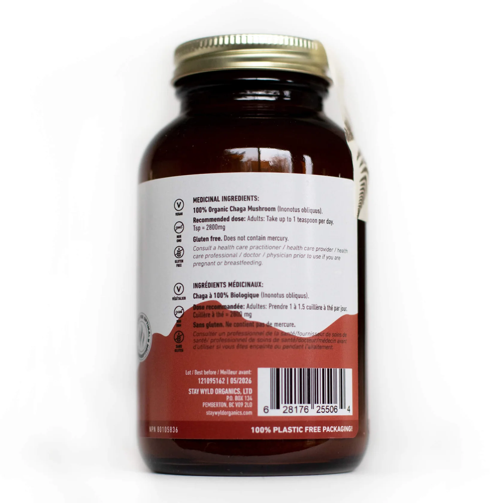 Stay-Wyld-Organics-Chaga-Mushroom-Capsules-Bottle-back.webp